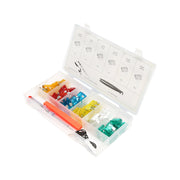Set di 93 fusibili piatti per auto con tester di tensione 6-24V e pinza estraifusibili