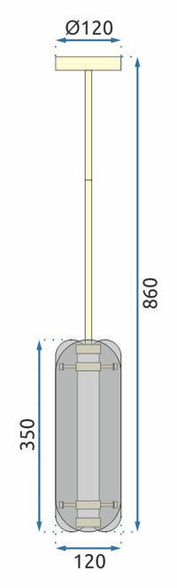 Lampada Balck App1676-cp Long