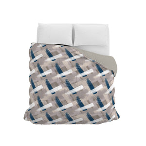 Trapunta Invernale Matrimoniale 180gr con Stampa in Microfibra Pennellate