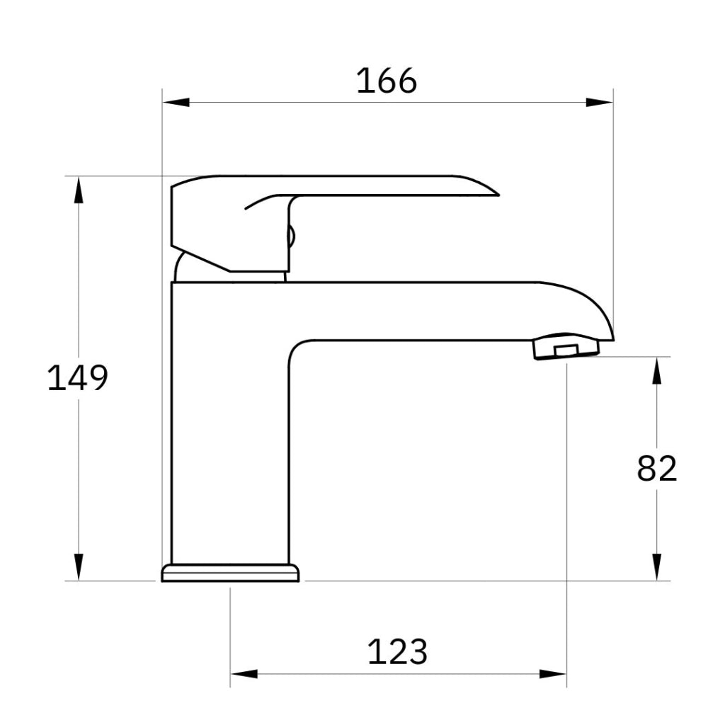 Miscelatore rubinetto puma per lavabo in ottone colore nero opaco con piletta *** confezione 1