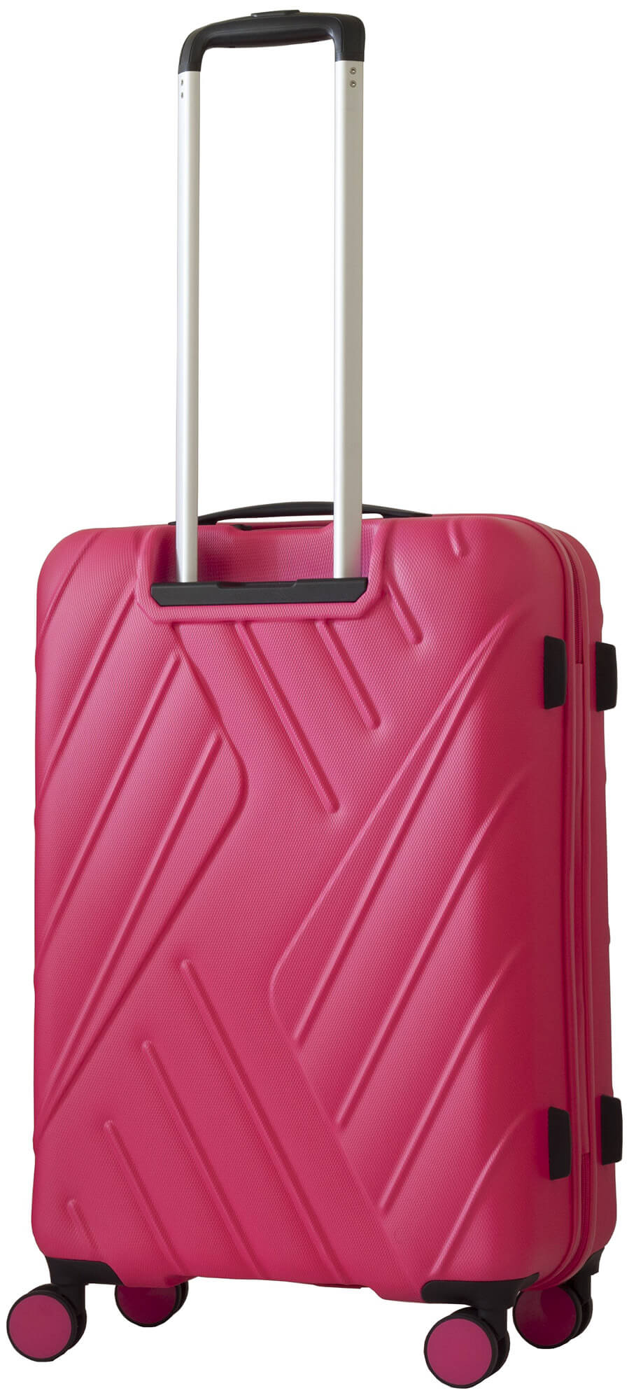 Trolley Valigia Media Rigida in ABS 4 Ruote TSA Ravizzoni Mojito Fucsia