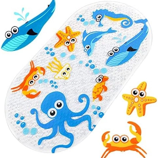 Mat antiscivolo per bambini - Mat antiscivolo per doccia - Mat antiscivolo per bambini per in bagno - Mat per bambini