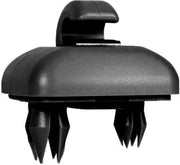 Auto Zonneklep Haak con Clip - Vervangingshaak per Auto - Kunststof - Compatibile con Modelli Audi - 2 Pezzi