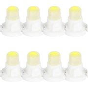 8 Pezzi Lampada Led T4.2 1 COB 12V 0.6W 40lm Bianco Freddo 6500K 17mm Luci Cruscotti e Strumentazioni