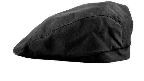 Cappello da cucina stilevole, adatto per uso in ristoranti, settore panetteria e cucina, cappello a forma di becco d'anatra, unisex, per personale di ristorante e cucine (nero).