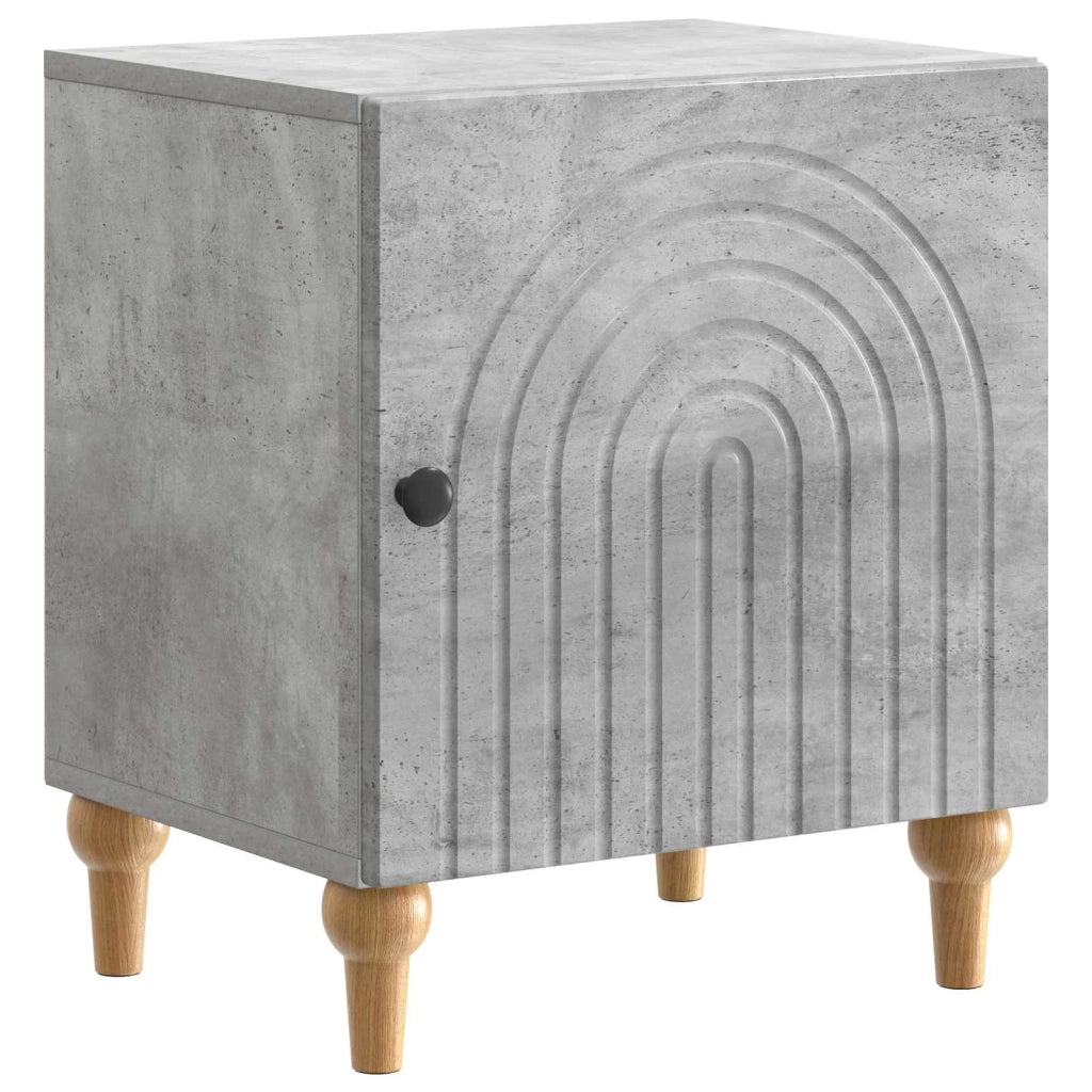 Armadio da Notte 2 pcs Grigio Cemento 43 x 34,5 x 50 cm 894112