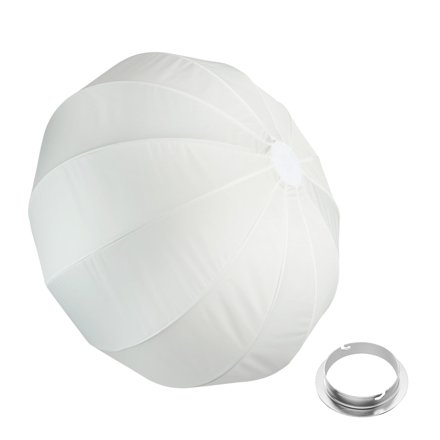 Essential Balloon Softbox 65cm + adattatore softbox per Elinchrom (diametro esterno: 15,2 cm), diffusore di luce a 360° ad apertura rapida, adattatore, compatibile con tutte le luci
