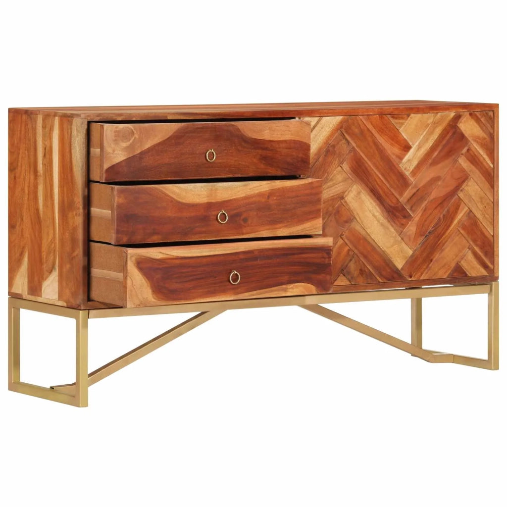 Credenza Marrone Miele 160 x 30 x 80 cm 353307