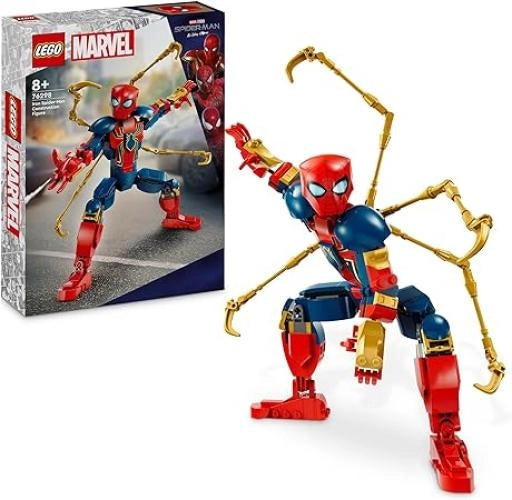 LEGO Marvel Personaggio Costruibile di Iron Spider-Man, Gioco d`Azione per Bambini e Bambine da 8 Anni con Supereroe Sno