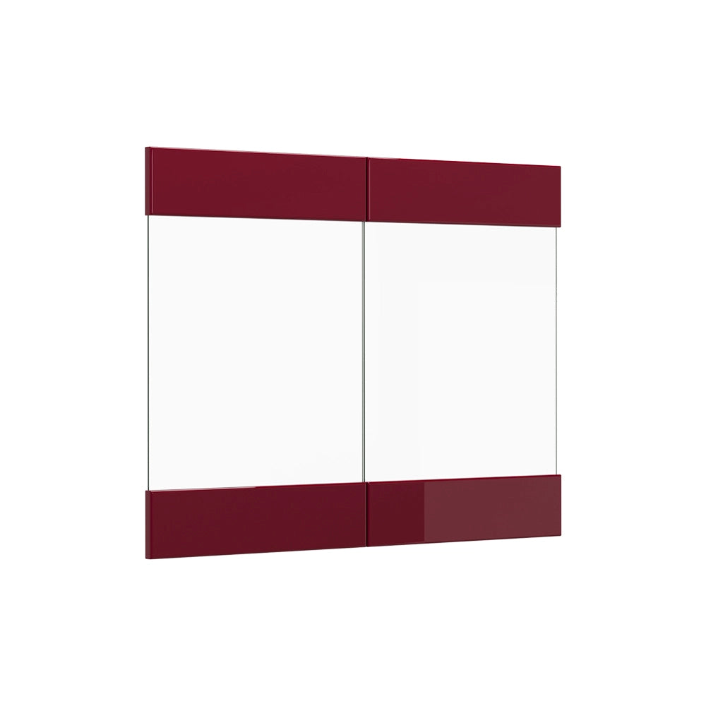 Vicco Frontale cucina Rosso lucido 79.2 x 59 cm frontale del mobile per pensile con vetro
