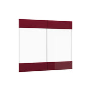 Vicco Frontale cucina Rosso lucido 79.2 x 59 cm frontale del mobile per pensile con vetro