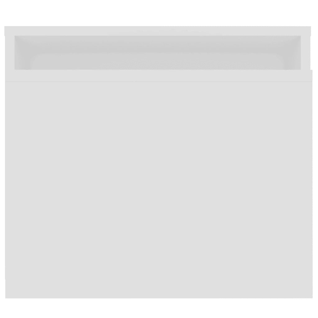 Tavolino da Salotto Bianco 100x48x40 cm in Legno Multistrato cod mxl 7790