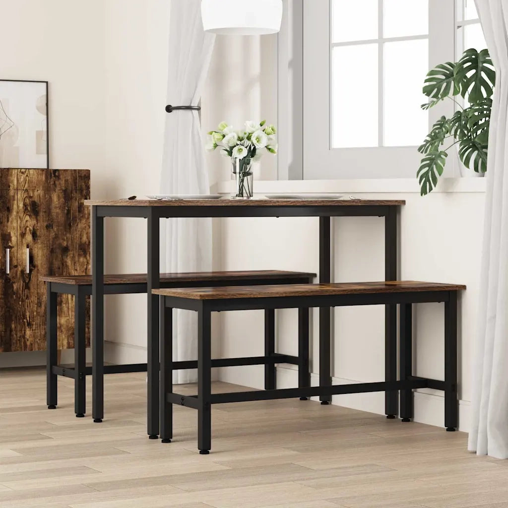 Panchina da pranzo Rovere fum¨¦ 100 x 32,5 x 48,5 cm CFW5521316