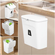 Compostatore da cucina da 24 galloni - cestino per rifiuti penzante sotto il lavello - con coperchio - compostatore per bagno/camera da letto - per interni - bianco
