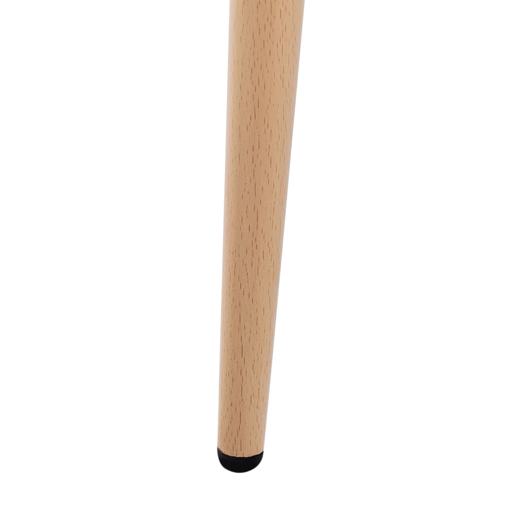 Set di 4 sedie da pranzo Seduta sintetica bianca Gambe in metallo Seduta moderna semplice e minimalista