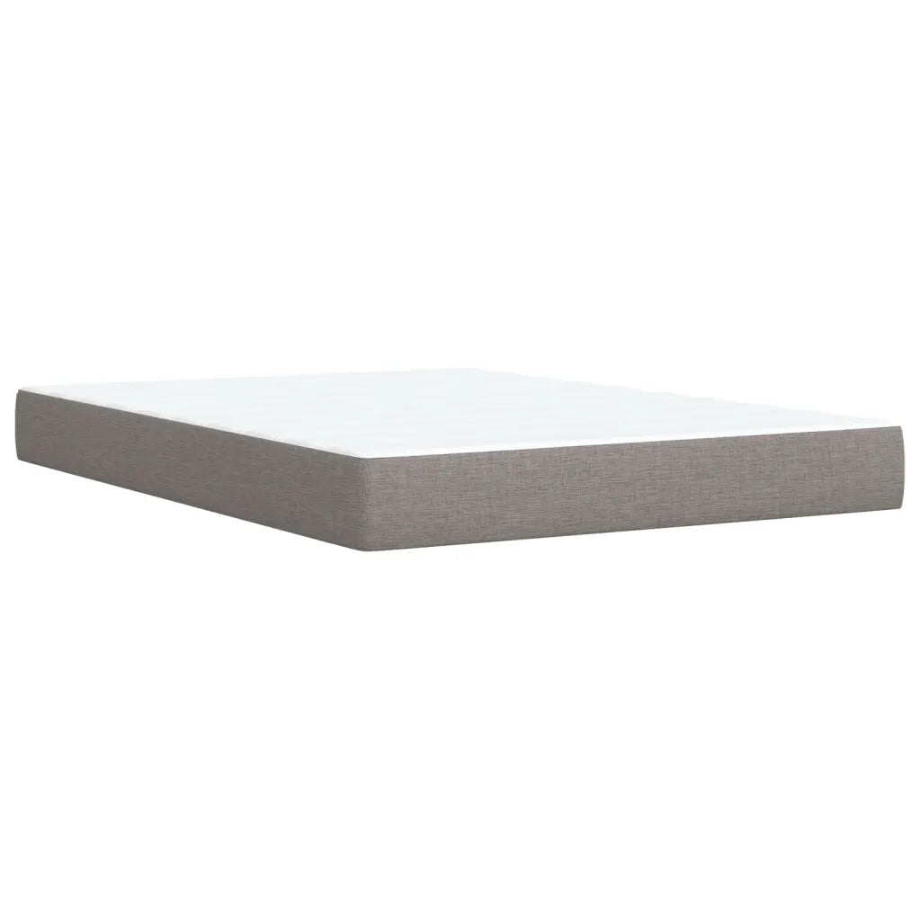Giroletto a Molle con Materasso Tortora 160x200 cm in Tessuto 3287123