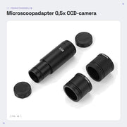 Adattatore Microscopico 0,5x - Connesione per Camera CCD - Facile da Usare - 23,2 mm 30 mm 30,5 mm - Installazione Oculare Digitale - Compatibile con vari dispositivi