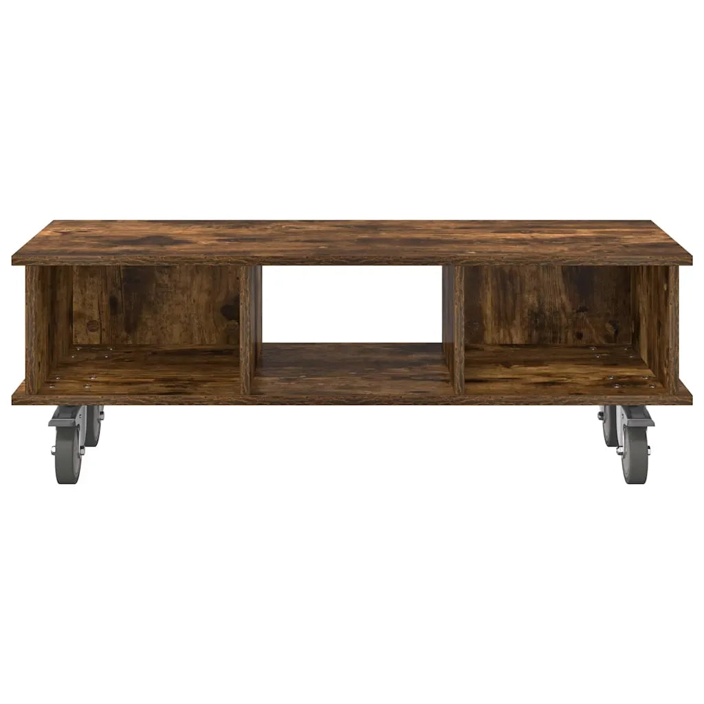 Supporto TV 100 x 35 x 35 cm Rovere fumé Legno ingegnerizzato 891036