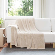 Coperte da Pile 6 pcs Beige 150 x 200 cm Panno