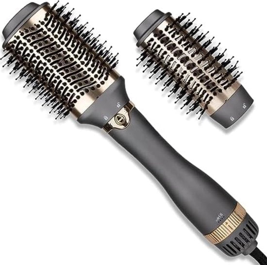 Spazzola elettrica per capelli - Spazzola per capelli a caldo - Spazzola per capelli rotonda - Spazzola antifeltrante per capelli