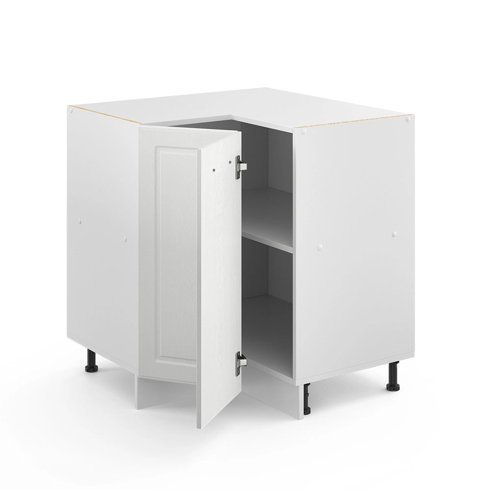 Vicco Mobile ad angolo cucina Bianco casa di campagna 75.6 cm senza piano di lavoro