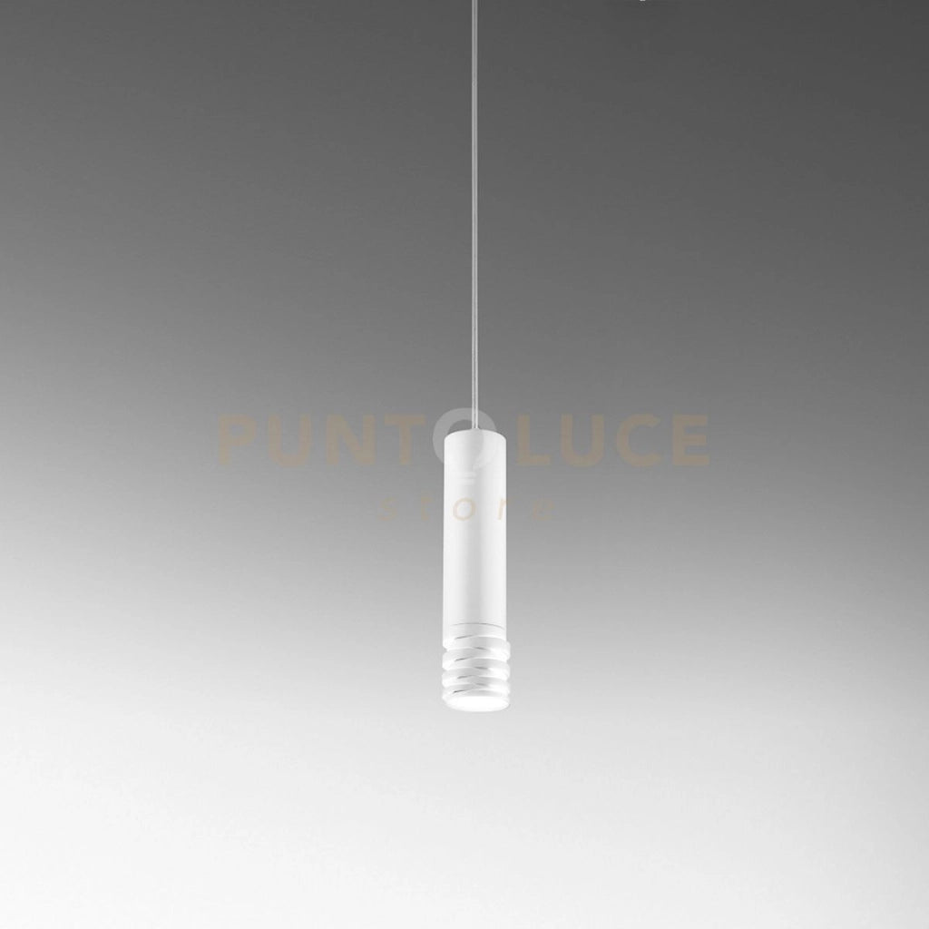 EMILY S - SOSPENSIONE COLORE BIANCO 1 LUCE ALTEZZA REGOLABILE ATTACCO GU10
