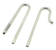 Whimar Stainless In-Out Adjustable Set 16/22 - Set di mandata e aspirazione in acciaio inox per tubi 16/22