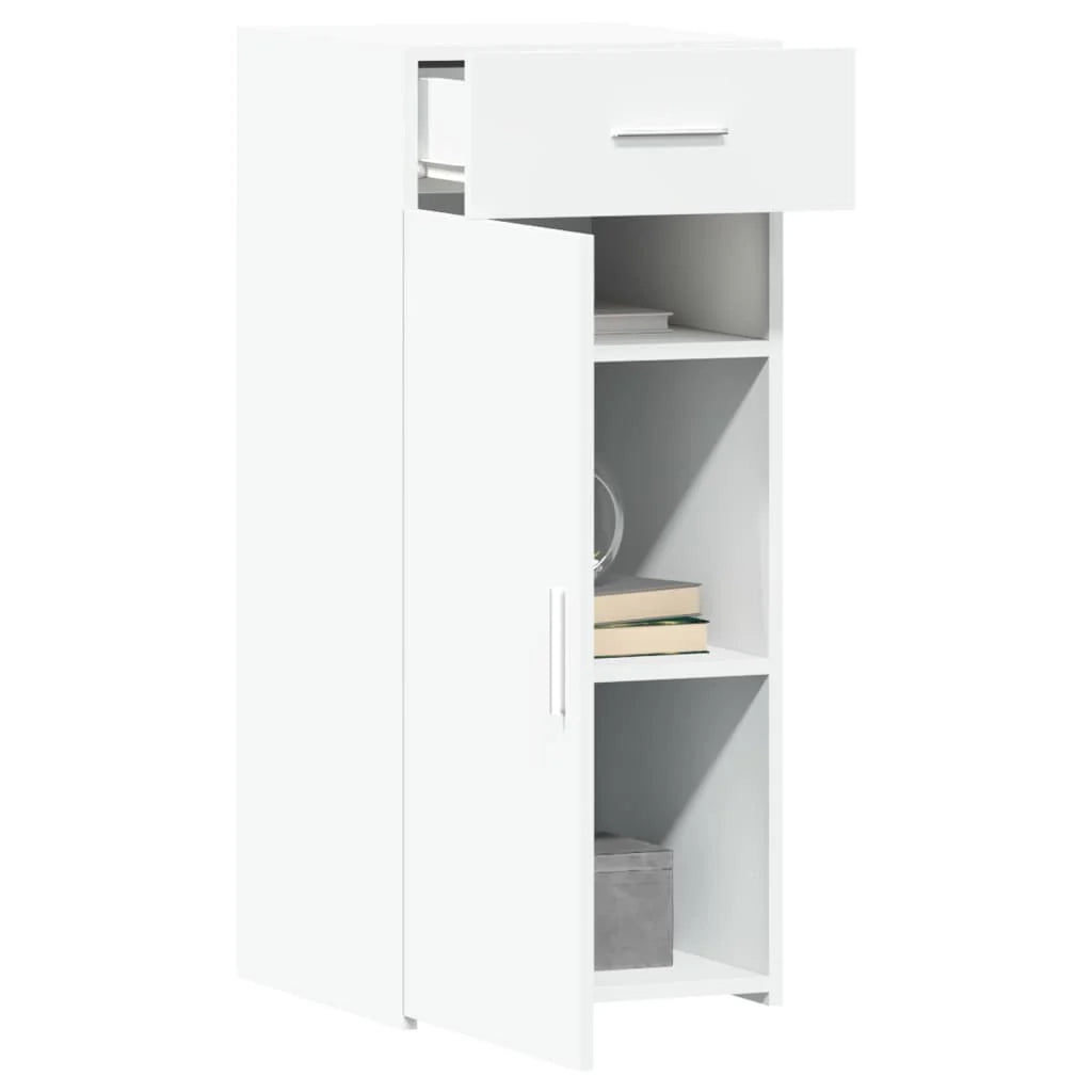 Credenza buffet cassettiera mobile contenitore organizer cucina soggiorno soggiorno 40 x 42,5 x 93 cm derivati ​​del legno bianco 02_0030311