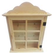 Trade Shop - Cassetta Porta Chiavi 1 Anta Vetro Portachiavi Appendichiavi Legno Scatola Casa -