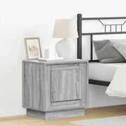 Armadio da Notte Grigio 44 x 34,5 x 45 cm Legno multistrato 869572