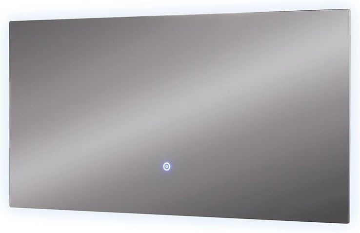 Specchio bagno Miral, Vetro, 80 x 40 cm con retroilluminazione, per montaggio a parete con illuminazione LED integrata