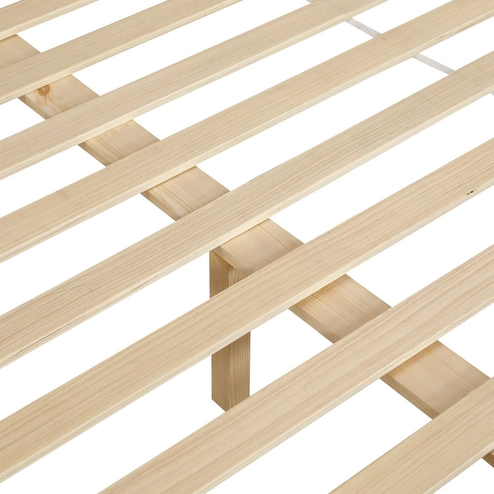 Letto Contenitore in Legno di Pino ¨C MINIMAL ¨C Bianco 140x200