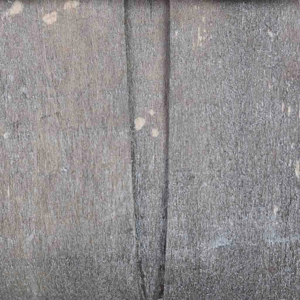 Cesto ovale in legno blu 25x17x11h cm