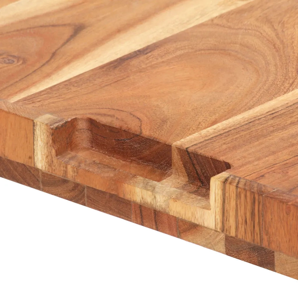 Tagliere 60x40x4 cm in Legno Massello di Acacia 286570