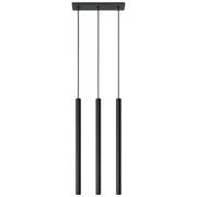 Lampadario Velino 3 luci nero G9 Pure Lume PU.0470