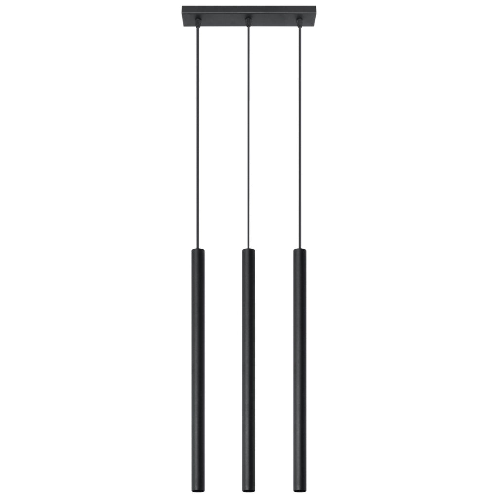 Lampadario Velino 3 luci nero G9 Pure Lume PU.0470