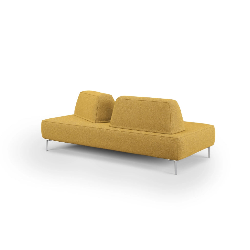 Newton Divano modulare con schienali movibili T07 167 cm giallo