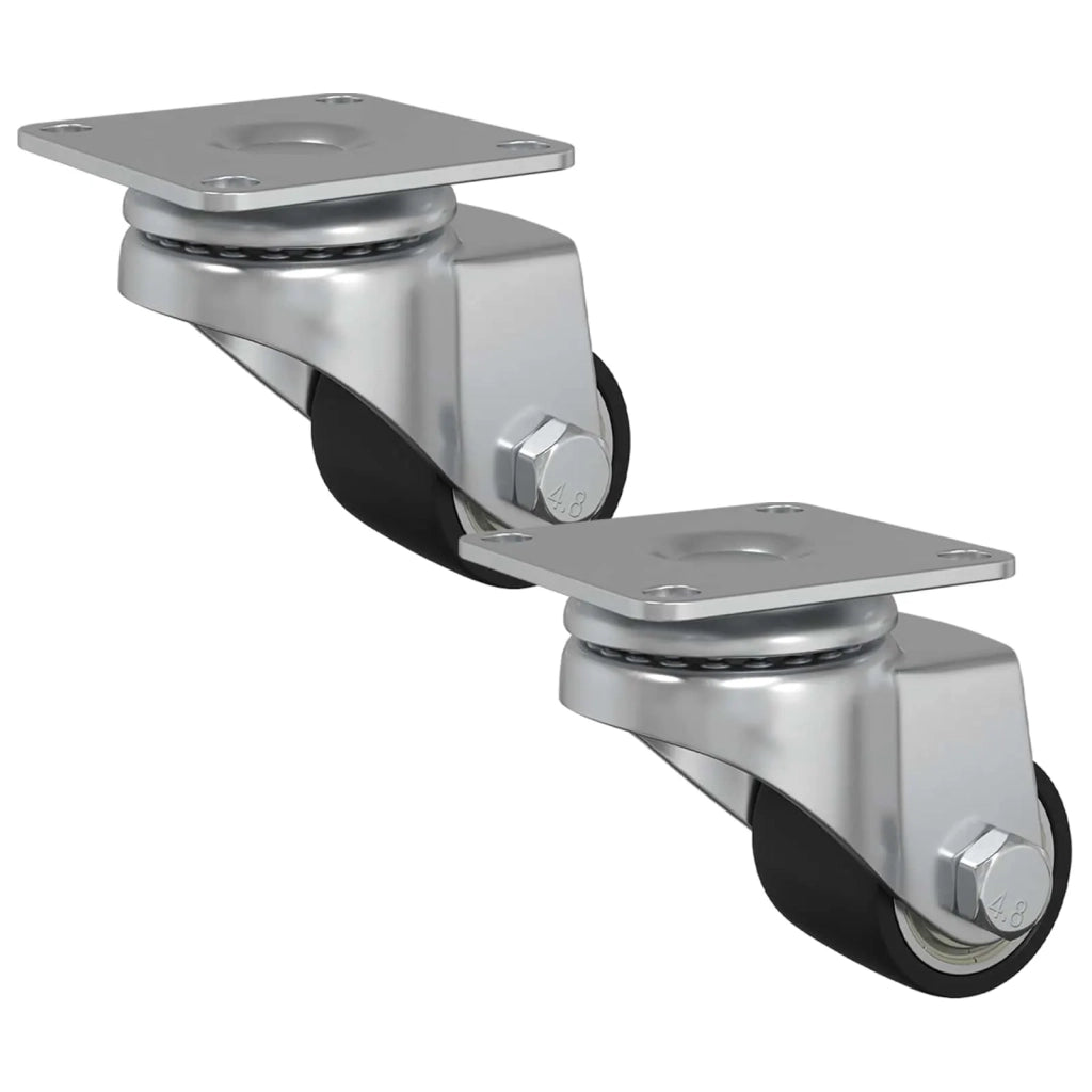 Ruota 2 pcs Argento 44,1 x 44,1 x 1,95 mm Nylon