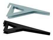 MENSOLE REGGIPIANO PER CREMAGLIERA- - mm.220 bianco portata kg.40 - 2 pezzi FRASAN