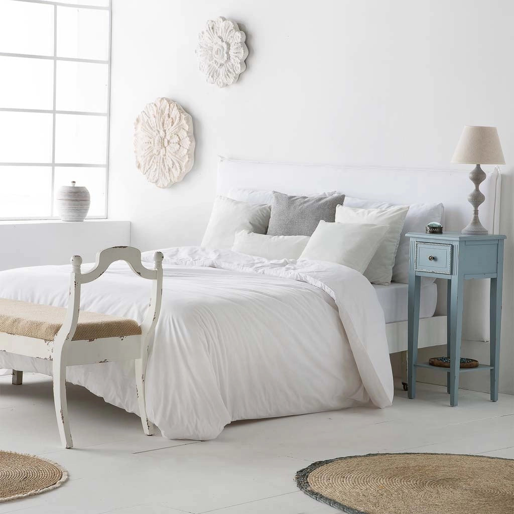 Pannello decorativo in legno intagliato bianco 41x8x41h