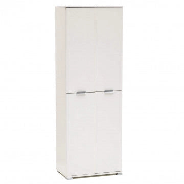 Armadio 4 Ante Bianco, cm 60x38x174