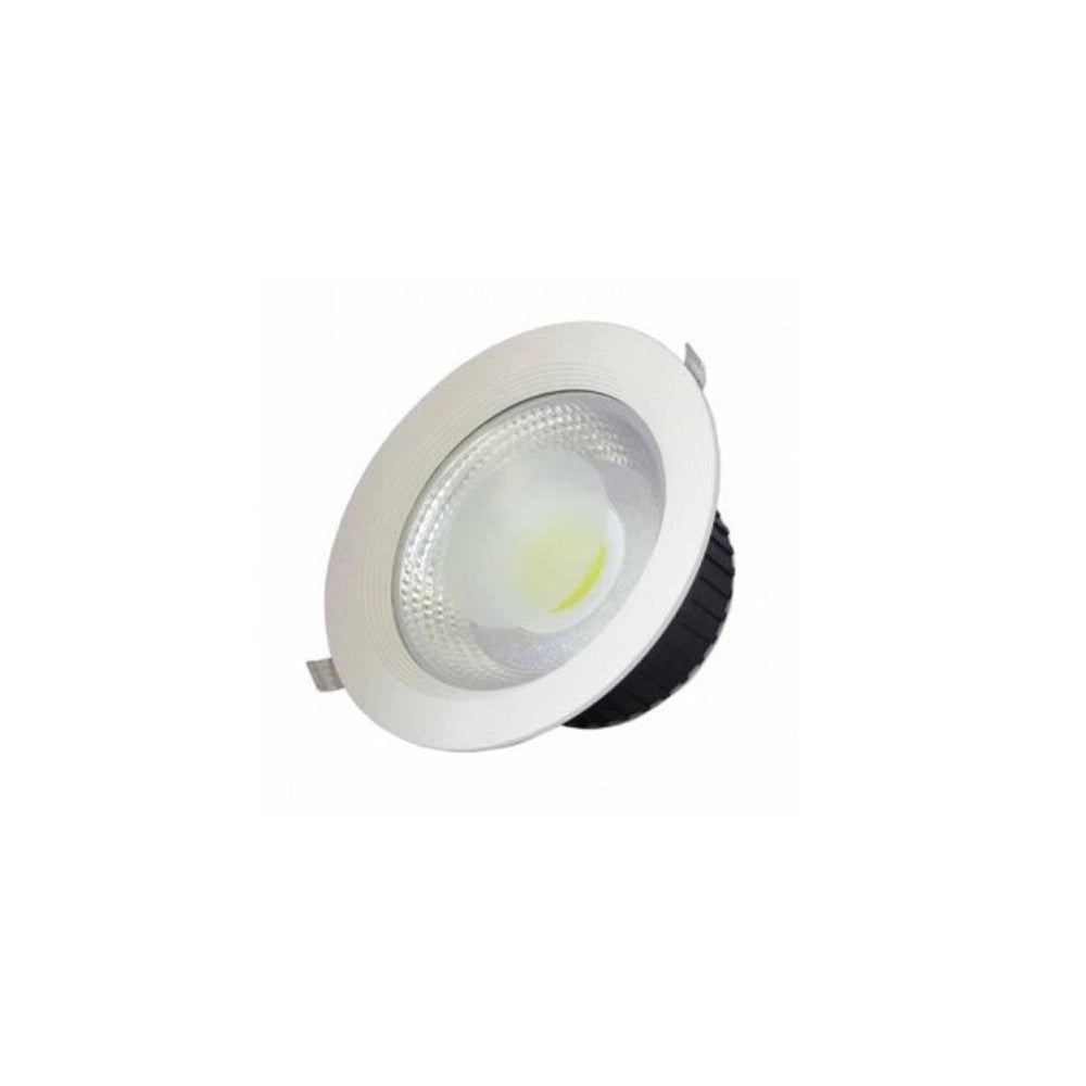 Trade Shop - Plafoniera Faretto Cob Led Da Incasso Da 30w Luce Bianco Freddo Caldo - -bianco Caldo      -