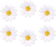 Set di Spilloni per Capelli - 6 Pezzi di Spilloni a Fiore - Piccole Fiches per Capelli - Set di Spille per Capelli Bianche - Spille per Capelli a Fiore Semplice - Materiale di Alta Qualità