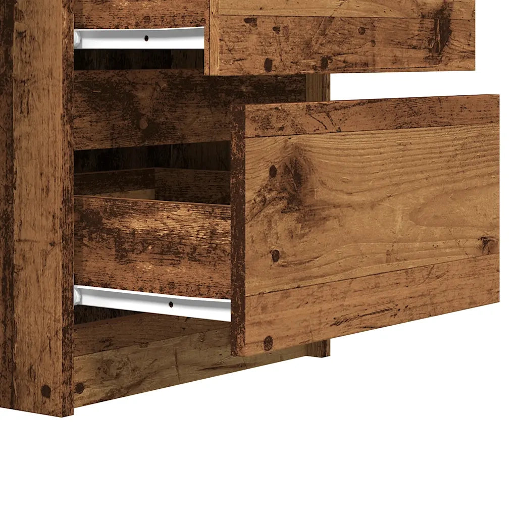 Scrivania Legno Antico 140x50x77 cm in Legno Multistrato