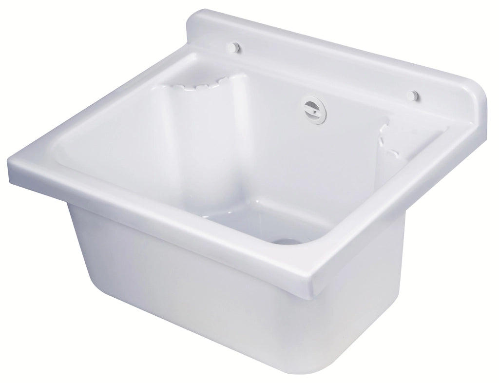 Lavatoio 42x34x24 cm in Polipropilene 11,5l Pilozzo Wash Bianco Lucido
