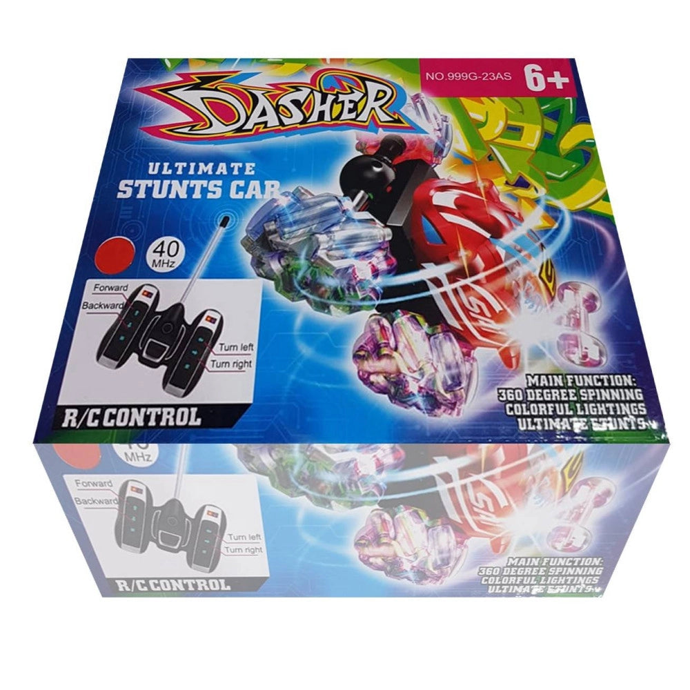 Trade Shop - Macchina Radiocomandata Rotazione A 360° Gioco Con Acrobazione Luci Multifunzion -