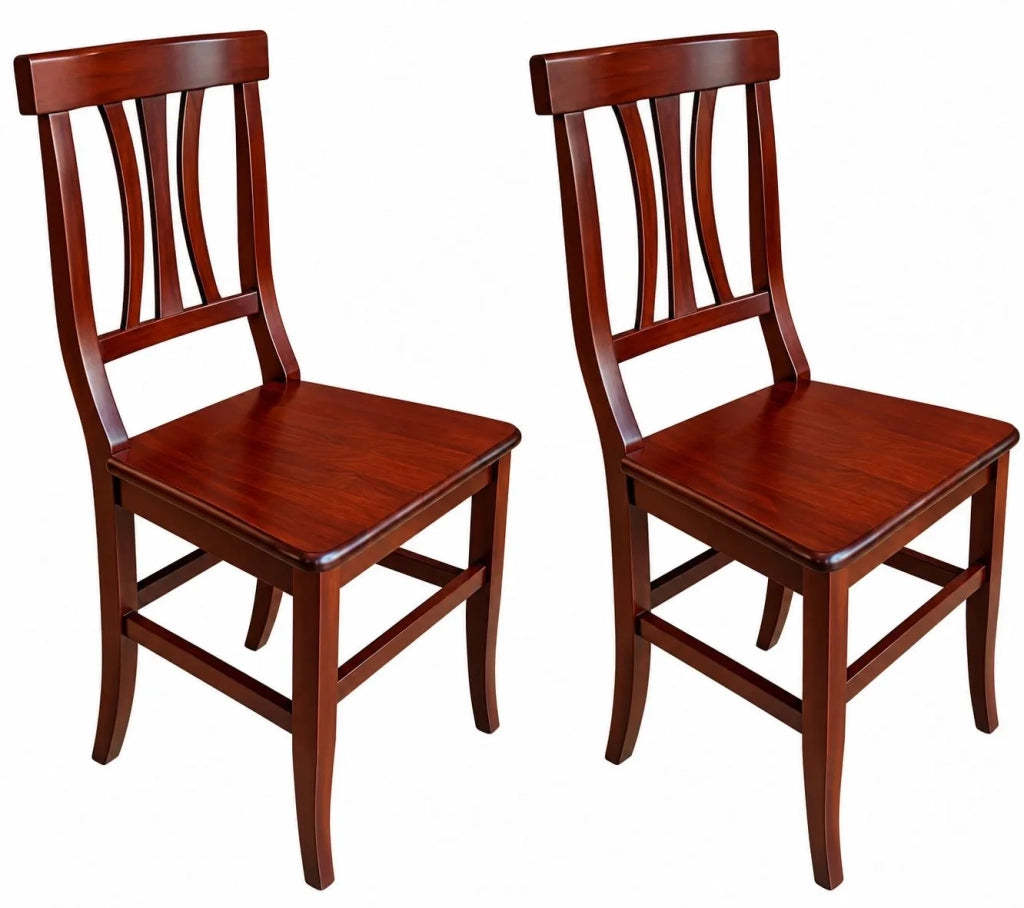 Set 2 sedie cucina seduta legno stile classico arte povera struttura in massello (594) - Mobili 2G