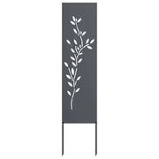 Schermo per privacy in giardino Floreale Antracite 32 x 140 cm CFW7693251