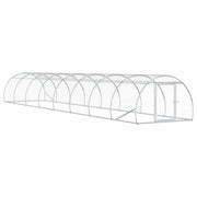 Pollaio Argento 800 x 150 x 100 cm Acciaio zincato 3434663