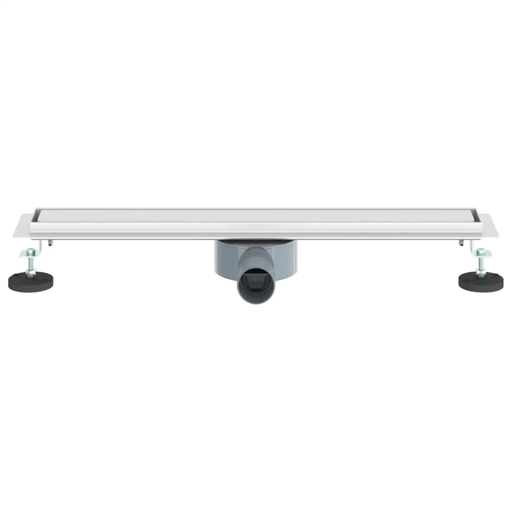 Scarico doccia 2-in-1 con sifone a 360° Argento 60 cm